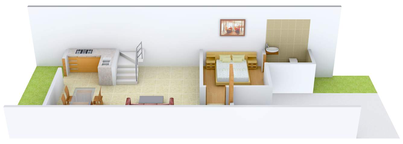 Phoenix The Commune Villas (3BHK+3T (1,561 sq ft) 1561 sq ft)