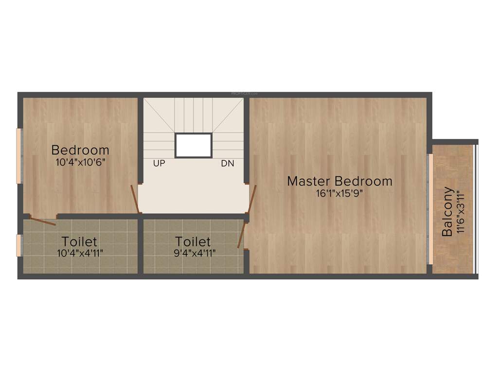 Phoenix The Commune Villas (3BHK+3T (1,561 sq ft) 1561 sq ft)