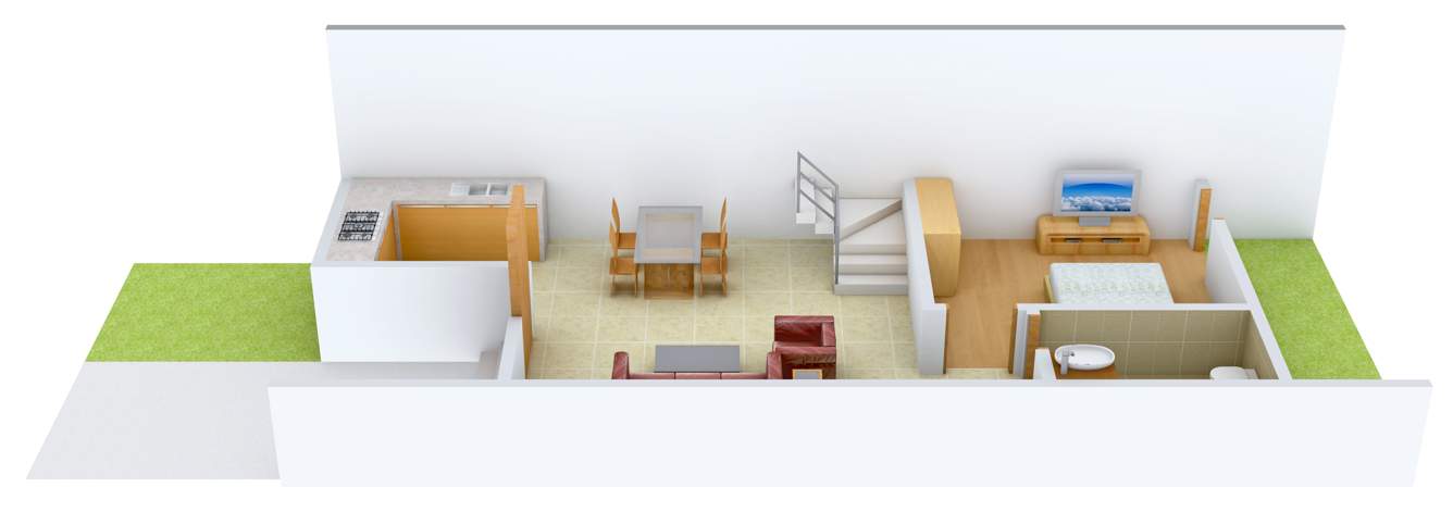 Phoenix The Commune Villas (3BHK+3T (1,581 sq ft) 1581 sq ft)