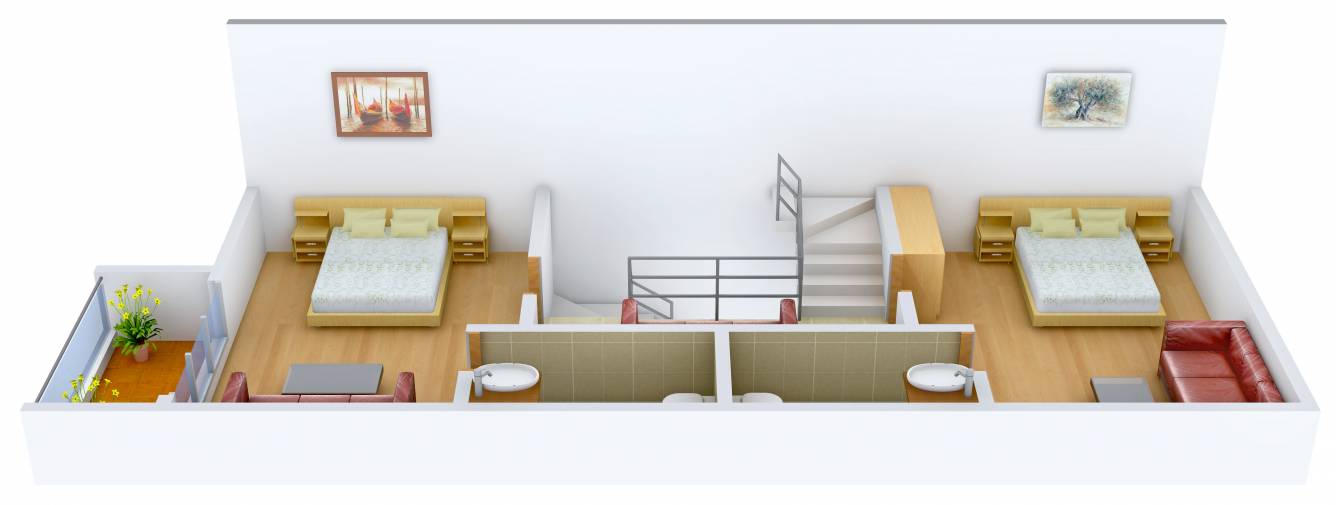 Phoenix The Commune Villas (3BHK+3T (1,581 sq ft) 1581 sq ft)