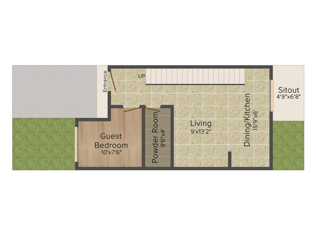 Phoenix The Commune Villas (3BHK+3T (1,241 sq ft) 1241 sq ft)