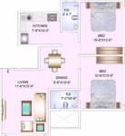 Zodiac Venus (2BHK+2T (1,250 sq ft) 1250 sq ft)