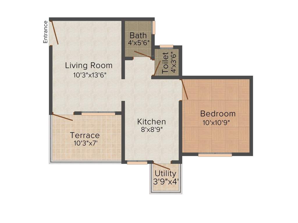Satish Crystal Heights (1BHK+1T (685 sq ft) 685 sq ft)