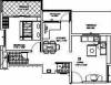 Trimurti Group Blue Heaven Floor Plan (1BHK+1T (721 sq ft) 721 sq ft)