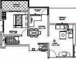 Trimurti Group Blue Heaven Floor Plan (1BHK+1T (721 sq ft) 721 sq ft)
