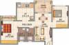 GBK Vishwajeet Edge (2BHK+2T (731 sq ft) 731 sq ft)