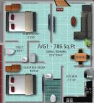 Real Golden Orchid (2BHK+2T (786 sq ft) 786 sq ft) Real Golden Orchid (2BHK+2T (786 sq ft) 786 sq ft)