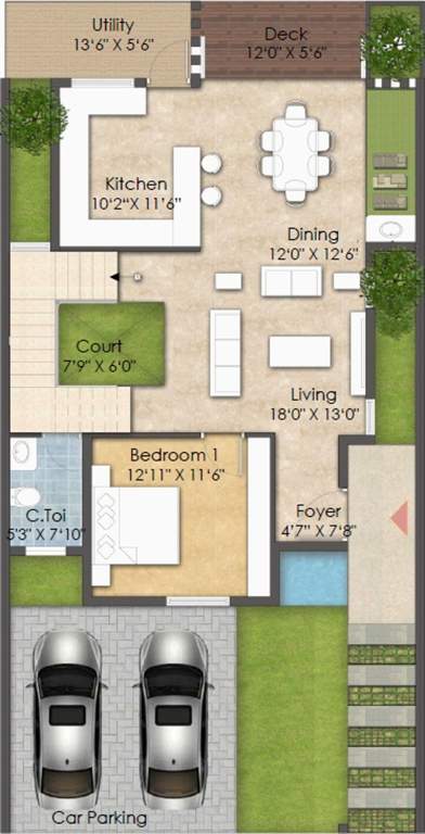 Casagrand Luxus (4BHK+4T (2,065 sq ft) 2065 sq ft)