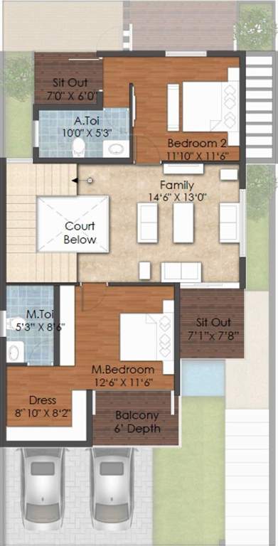 Casagrand Luxus (4BHK+4T (2,065 sq ft) 2065 sq ft)