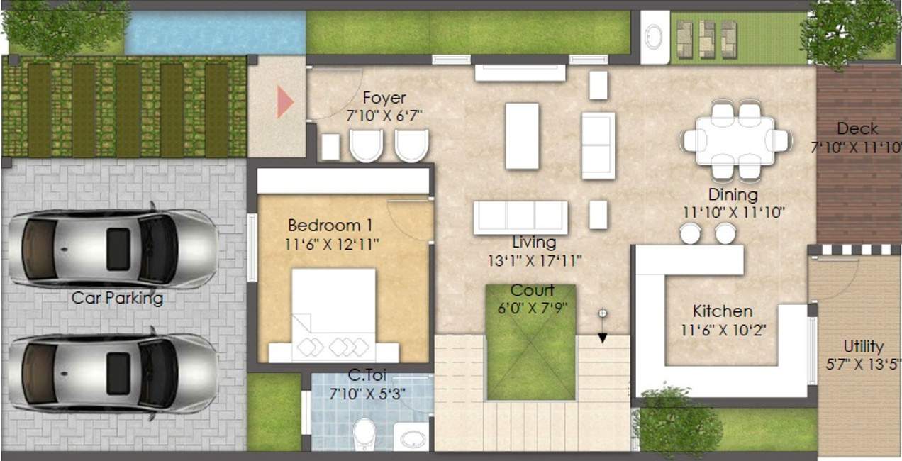 Casagrand Luxus (4BHK+4T (2,500 sq ft) 2500 sq ft)