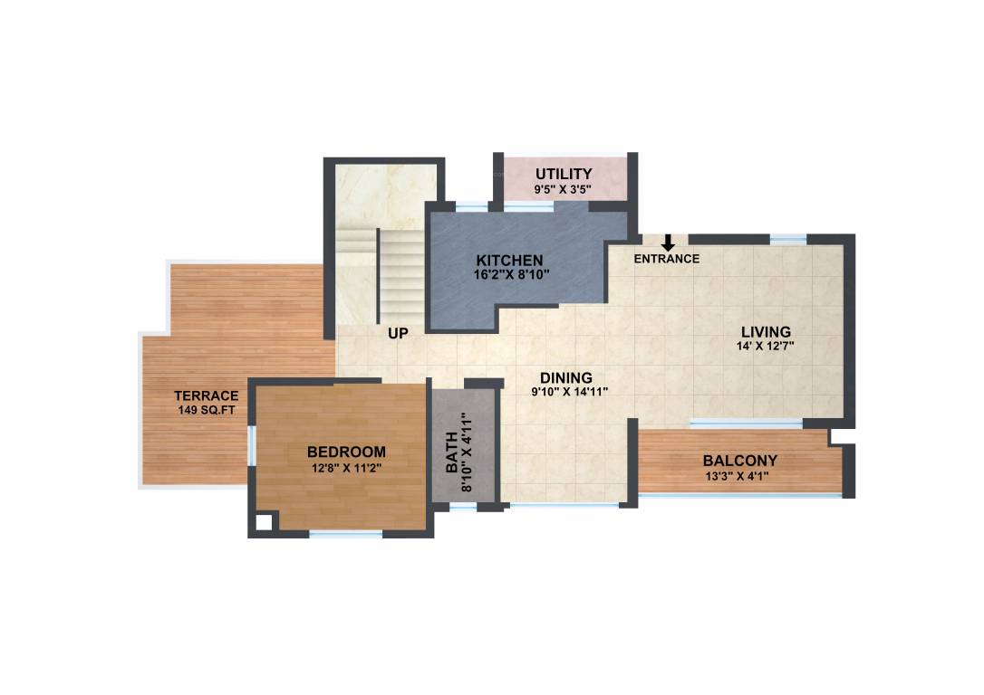 Mahindra Aqualily (4BHK+3T (2,228 sq ft) 2228 sq ft)