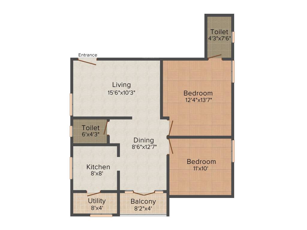 Sanjay Vaishnavi Complex (2BHK+2T (969 sq ft) 969 sq ft) Sanjay Vaishnavi Complex (2BHK+2T (969 sq ft) 969 sq ft)