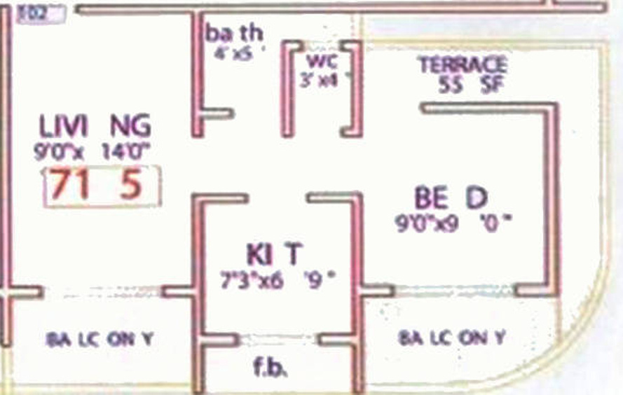 Space Kartikay Kunj (1BHK+1T (715 sq ft) 715 sq ft)