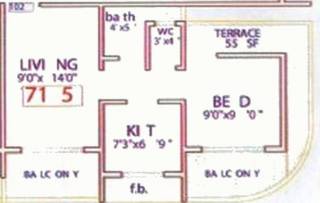 Space Kartikay Kunj (1BHK+1T (715 sq ft) 715 sq ft) Space Kartikay Kunj (1BHK+1T (715 sq ft) 715 sq ft)