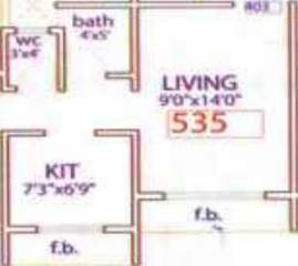 Space Kartikay Kunj (1BHK+1T (535 sq ft) 535 sq ft) Space Kartikay Kunj (1BHK+1T (535 sq ft) 535 sq ft)