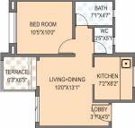 Chirag Developers Grande View 7 (1BHK+1T (550 sq ft) 550 sq ft) Chirag Developers Grande View 7 (1BHK+1T (550 sq ft) 550 sq ft)