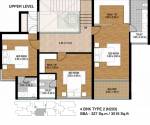 Upper Level Duplex Plan  mm-meridian Floor Plan Upper Level Duplex Plan