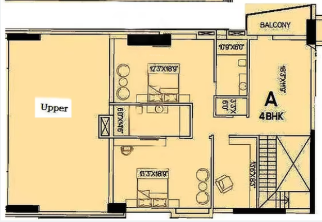 Upper Level Duplex Plan zen Floor Plan Upper Level Duplex Plan