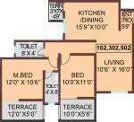 Karan Woodz (2BHK+2T (1,088 sq ft) 1088 sq ft) Karan Woodz (2BHK+2T (1,088 sq ft) 1088 sq ft)