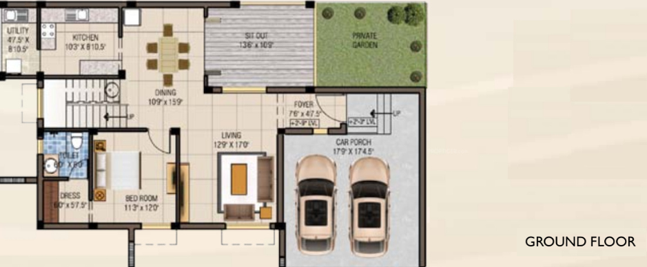  vista oceana Floor Plan Ground Floor Plan