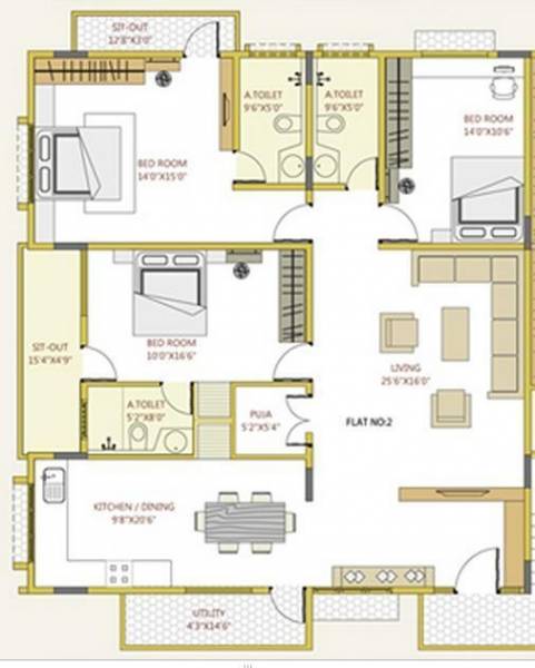 Sumo Properties Saga Elite (3BHK+3T (4,000 sq ft) + Pooja Room 4000 sq ft) Sumo Properties Saga Elite (3BHK+3T (4,000 sq ft) + Pooja Room 4000 sq ft)