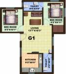 Dream The Dream Park (2BHK+2T (786 sq ft) 786 sq ft) Dream The Dream Park (2BHK+2T (786 sq ft) 786 sq ft)