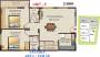 Floor Plan (2BHK+2T (1,040 sq ft) 1040 sq ft) GK Shelters SLV Garden Floor Plan (2BHK+2T (1,040 sq ft) 1040 sq ft)