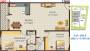 Floor Plan (2BHK+2T (1,190 sq ft) 1190 sq ft) GK Shelters SLV Garden Floor Plan (2BHK+2T (1,190 sq ft) 1190 sq ft)