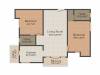 VME Asta (2BHK+2T (950 sq ft) 950 sq ft)