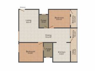 Bhagwan Embassy (2BHK+2T (1,245 sq ft) 1245 sq ft) Bhagwan Embassy (2BHK+2T (1,245 sq ft) 1245 sq ft)