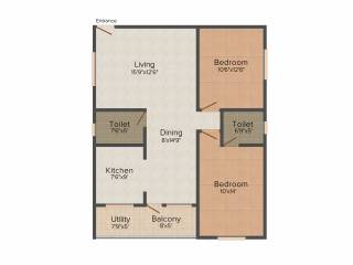 Bhagwan Embassy (2BHK+2T (1,125 sq ft) 1125 sq ft) Bhagwan Embassy (2BHK+2T (1,125 sq ft) 1125 sq ft)