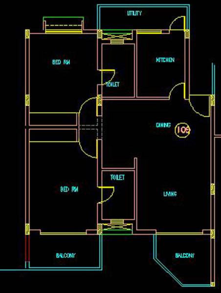 Nandi Sunrise (2BHK+2T (1,300 sq ft) 1300 sq ft)