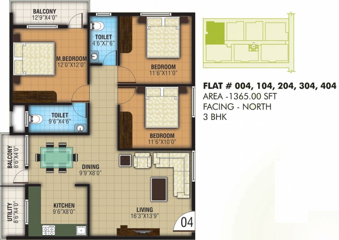 Balaji Ganesha Nilaya (3BHK+2T (1,365 sq ft) 1365 sq ft) Balaji Ganesha Nilaya (3BHK+2T (1,365 sq ft) 1365 sq ft)