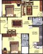 Abhee Builders Vasudhaa Raja Gruha Floor Plan (2BHK+2T (1,102 sq ft) 1102 sq ft)