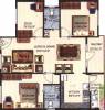 Abhee Builders Vasudhaa Raja Gruha Floor Plan (2BHK+2T (1,114 sq ft) 1114 sq ft)