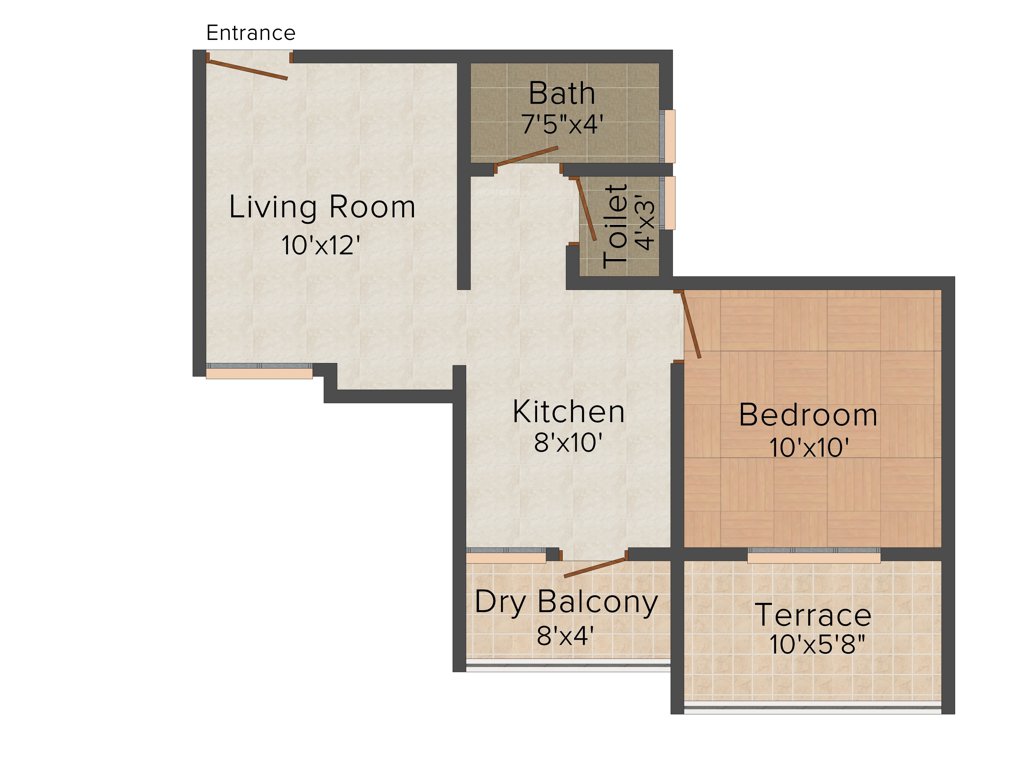 Siddhivinayak Aarambh (1BHK+1T (610 sq ft) 610 sq ft)