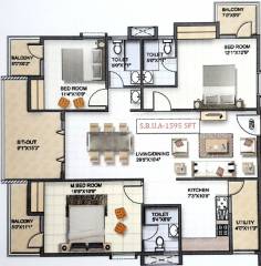 Mahaveer Jonquil (3BHK+3T (1,595 sq ft) 1595 sq ft) Mahaveer Jonquil (3BHK+3T (1,595 sq ft) 1595 sq ft)