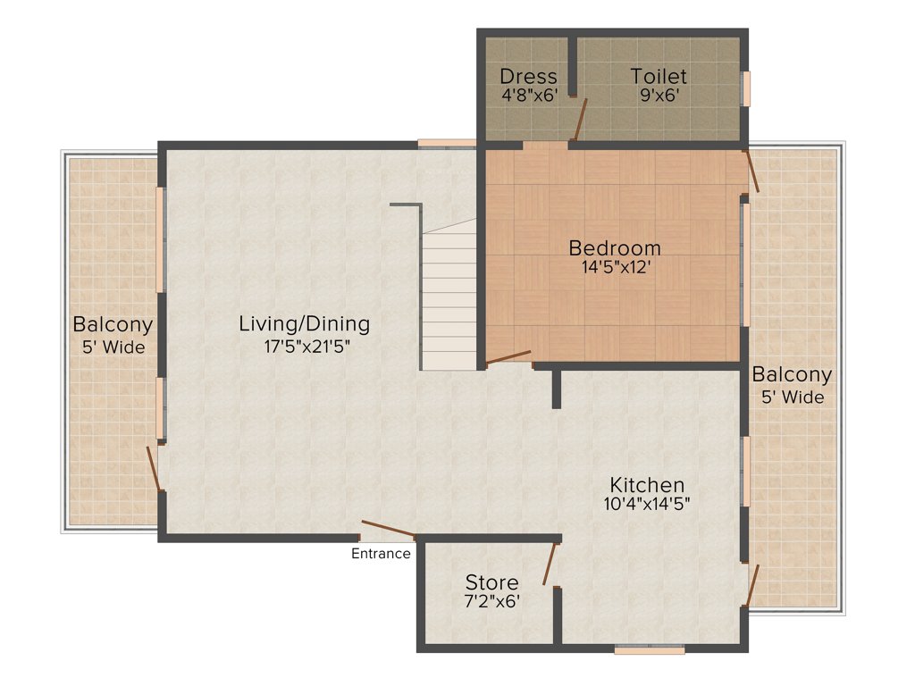 Golden Empire State (3BHK+3T (3,060 sq ft) 3060 sq ft)