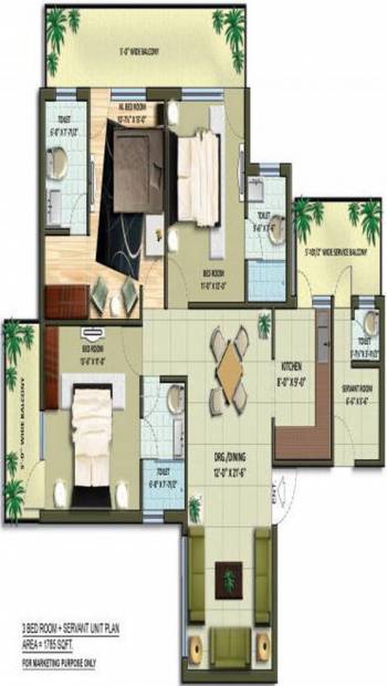 Golden Empire State (4BHK+4T (1,785 sq ft) 1785 sq ft)