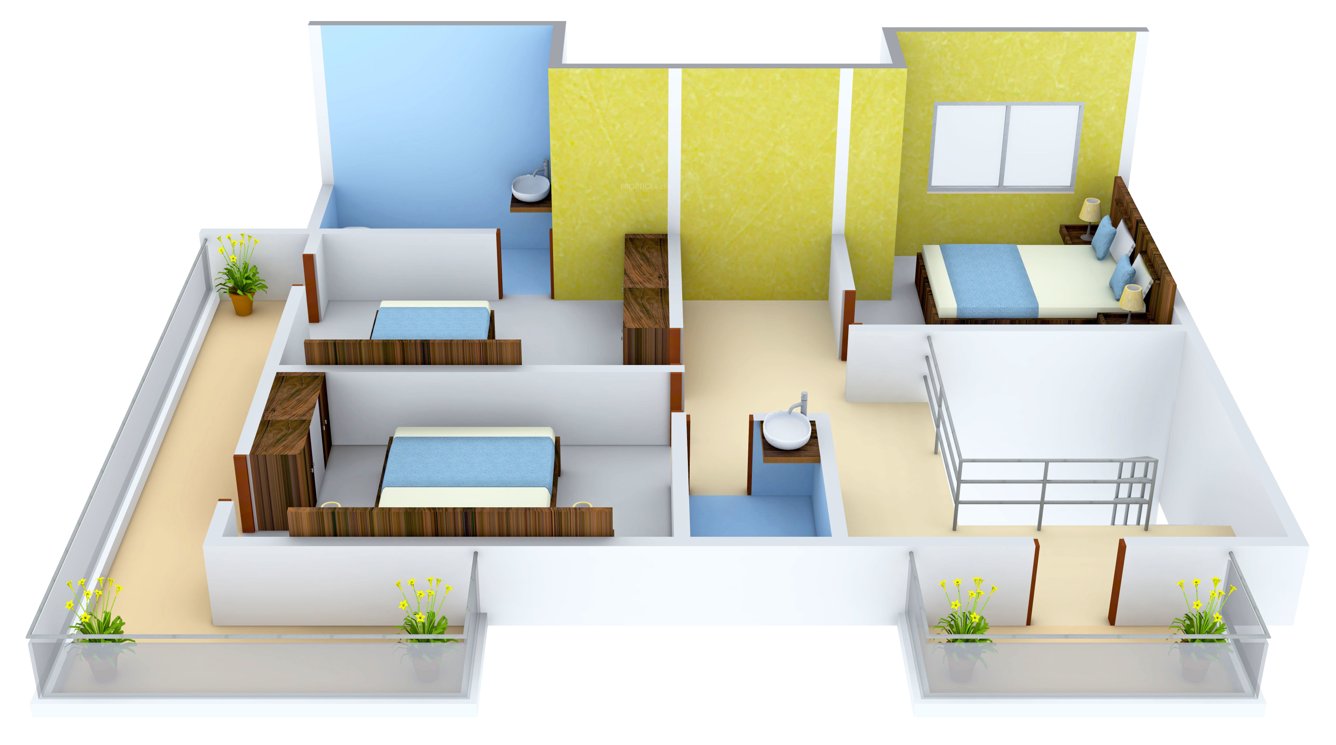 Honeycomb Silver Cloud (4BHK+3T (2,210 sq ft) 2210 sq ft)