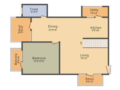 Honeycomb Silver Cloud (4BHK+3T (2,210 sq ft) 2210 sq ft)