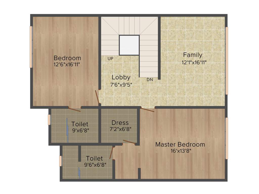 Salarpuria Sattva Northland (4BHK+4T (3,676 sq ft) 3676 sq ft)
