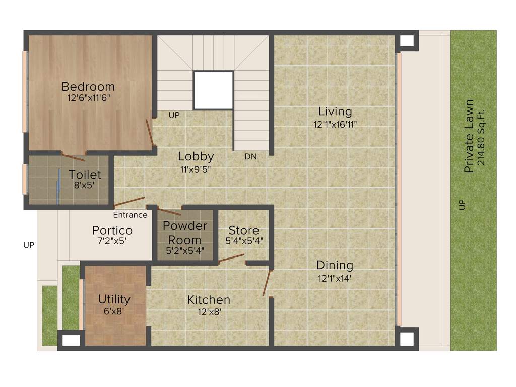 Salarpuria Sattva Northland (4BHK+4T (3,676 sq ft) 3676 sq ft)