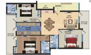  white-lily-residency Floor Plan Floor Plan