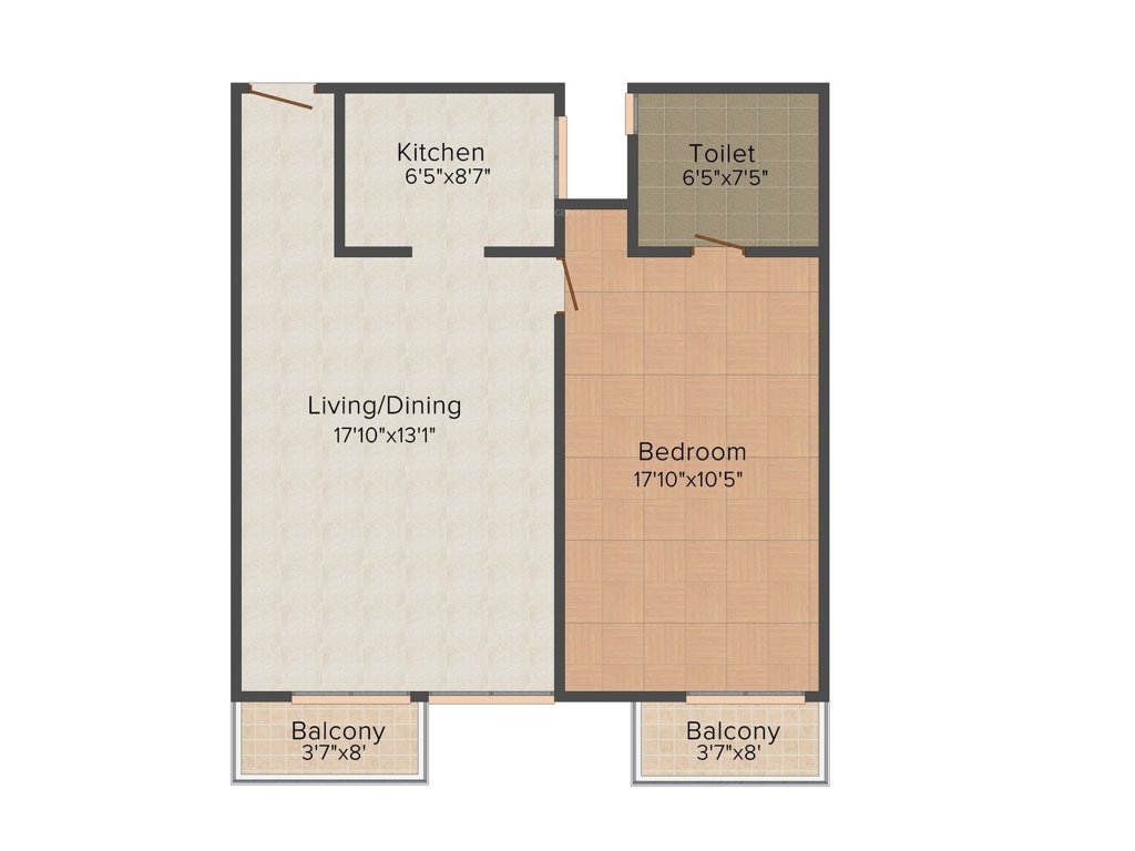 Sap Iris (1BHK+1T (769 sq ft) 769 sq ft)