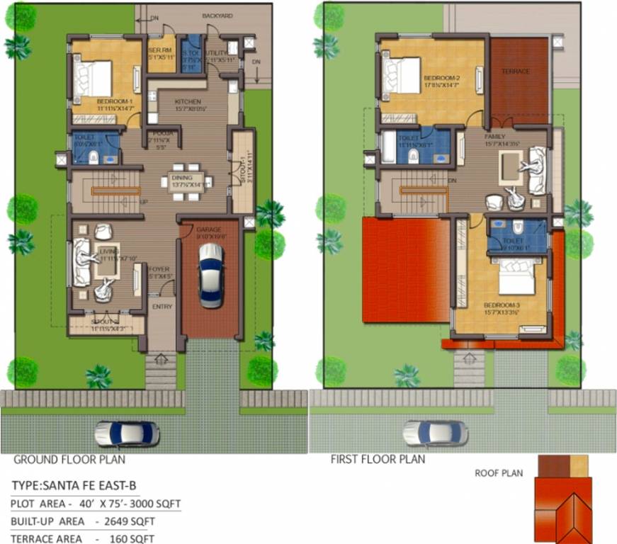 Jain Santa Fe (3BHK+3T (2,649 sq ft) Servant Room 2649 sq ft) Jain Santa Fe (3BHK+3T (2,649 sq ft) Servant Room 2649 sq ft)