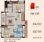 MCB Rock Fort (2BHK+2T (744 sq ft) 744 sq ft) MCB Rock Fort (2BHK+2T (744 sq ft) 744 sq ft)