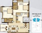 B&B Pearl Peridot (2BHK+2T (1,291 sq ft) 1291 sq ft) B&B Pearl Peridot (2BHK+2T (1,291 sq ft) 1291 sq ft)