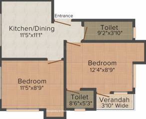 SC Construction 11 Nafar Chandra Das Road (2BHK+2T (600 sq ft) 600 sq ft)