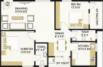 Myspace Akshaya (2BHK+2T (1,100 sq ft) 1100 sq ft)